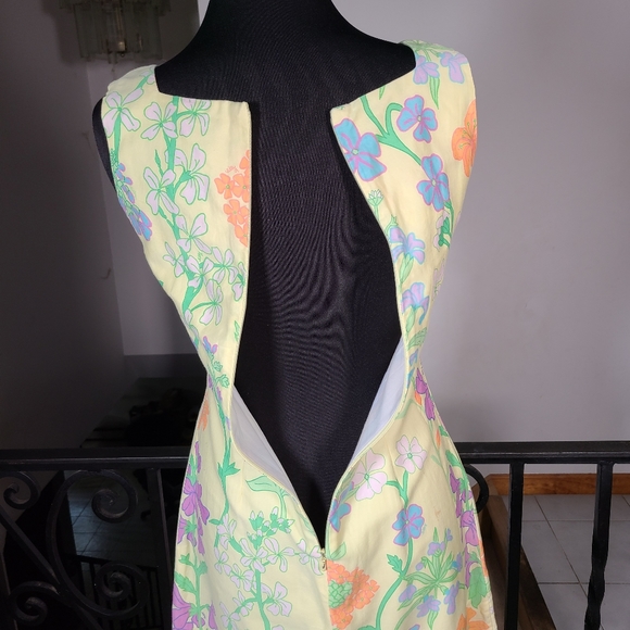 Lilly Pulitzer Vintage Floral Dress - Picture 5 of 9